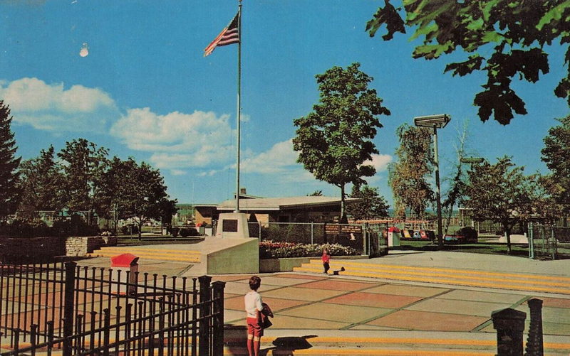 Miniature City at Clinch Park - Vintage Postcard (newer photo)